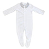 Double Collar Baby-Grow Made With Liberty Fabric THEO & D'ANJO BLUE