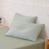 Ella Cotton - Sage Pillowcases Pair