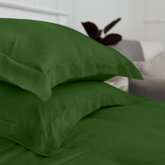 Bed Sheet Set in Forest Green