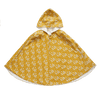 Fable Heart Hooded Cape Made With Liberty Fabric CAPEL MUSTARD