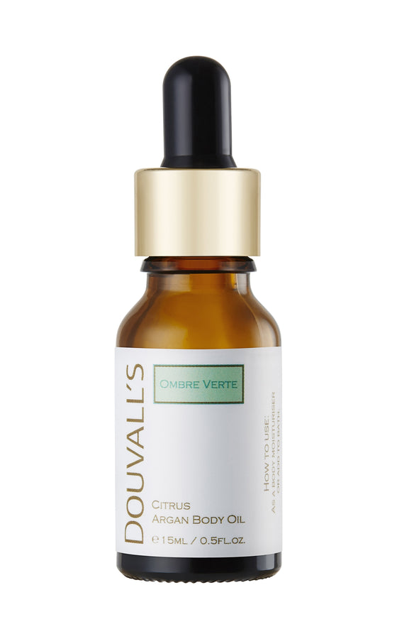 Organic Citrus Scented Argan Body Oil 15ml | Hydrating and Revitalising With Pure Essential Oils