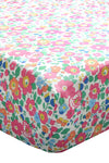 Fitted Sheet Made With Liberty Fabric BETSY DEEP PINK