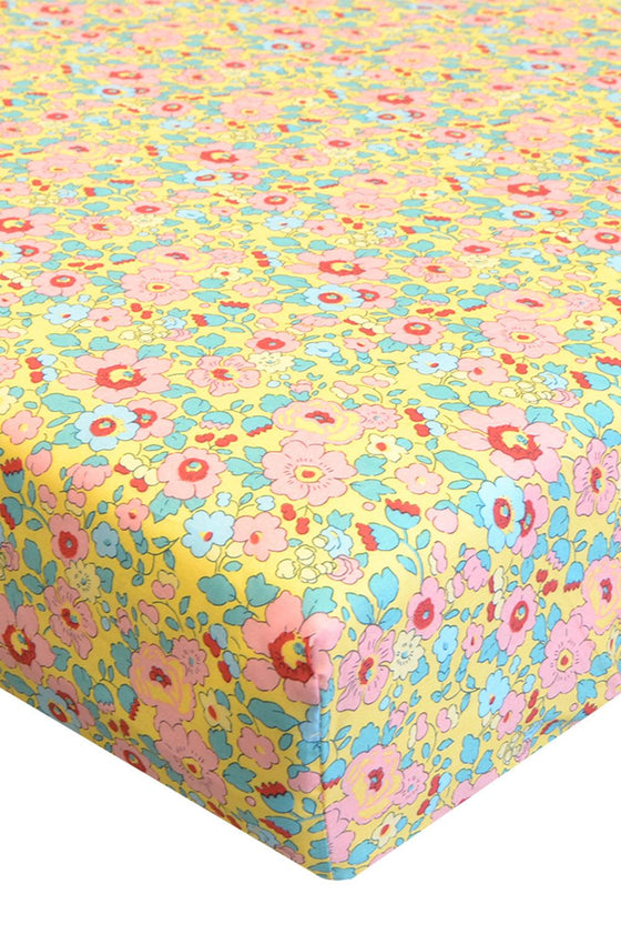 Betsy Sunflower Liberty Fitted Sheet