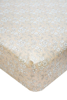  Fitted Sheet Made With Liberty Fabric CAPEL TAUPE