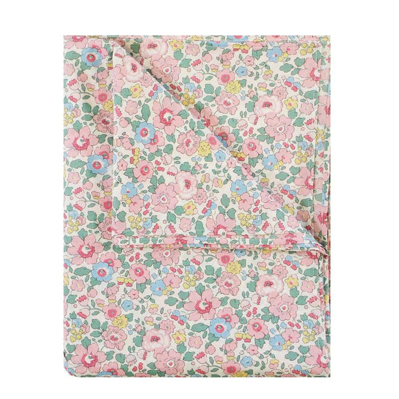 Flat Top Sheet Made With Liberty Fabric BETSY CANDY FLOSS