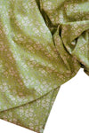 Flat Top Sheet Made With Liberty Fabric CAPEL PISTACHIO