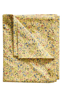  Flat Top Sheet Made With Organic Liberty Fabric DONNA LEIGH YELLOW
