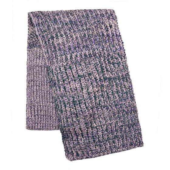 Florence Twist Oversized Chunky Knit Scarf - Purple