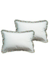 Bedding in White Made With Liberty Fabric BETSY GREY Coco & Wolf