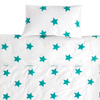 Tuquoise Star Toddler Cot Bed Duvet Set