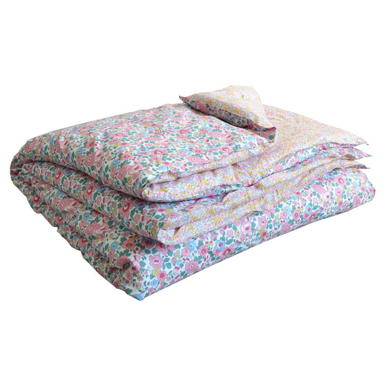 Betsy Candy Floss & Wiltshire Bud Pink Liberty Reversible Heirloom