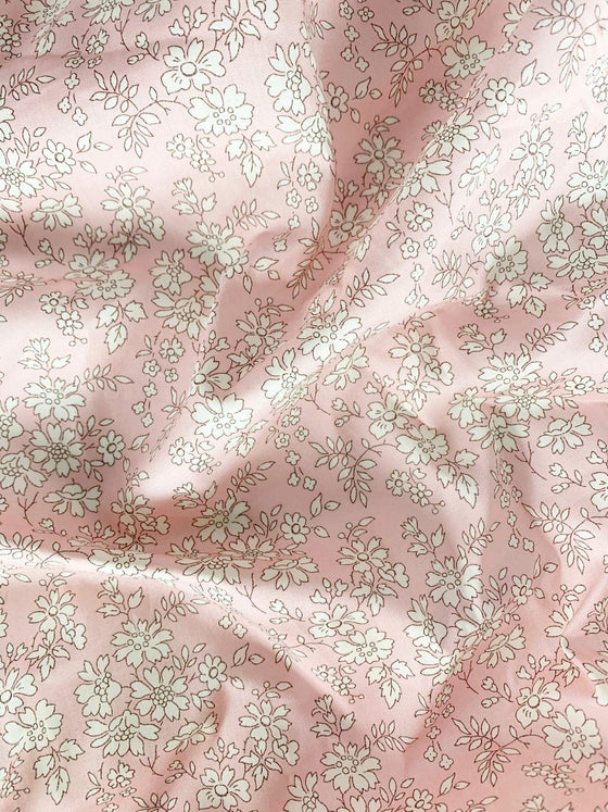 Reversible Heirloom Quilt Made With Liberty Fabric IMRAN & CAPEL PINK