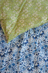 Reversible Heirloom Quilt Made With Liberty Fabric LODDEN & CAPEL PISTACHIO