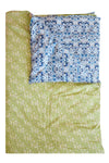 Reversible Heirloom Quilt Made With Liberty Fabric LODDEN & CAPEL PISTACHIO