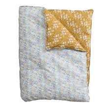  Reversible Heirloom Quilt Made With Liberty Fabric MICHELLE SEA GREEN & CAPEL MUSTARD
