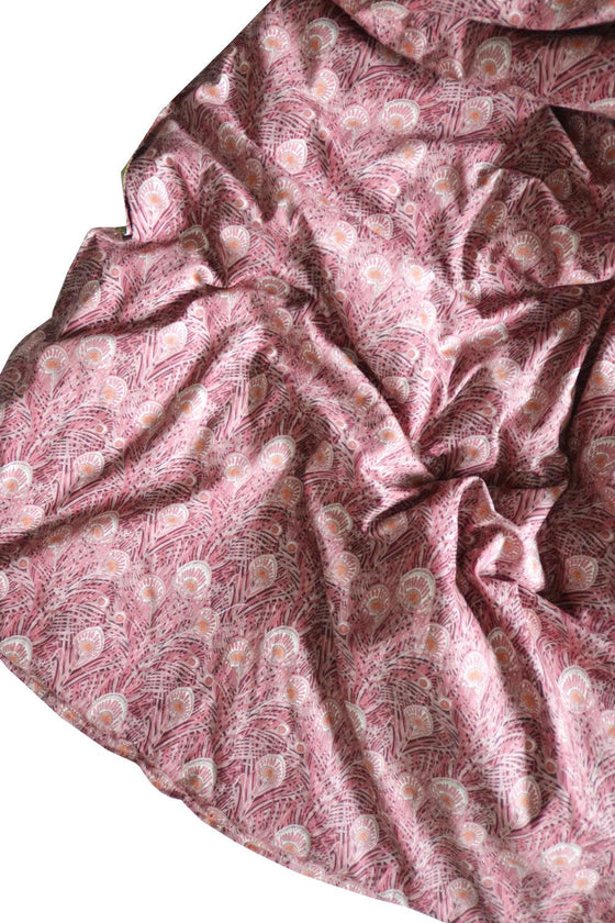Reversible Heirloom Quilt Made With Liberty Fabric QUEEN HERA & CAPEL PISTACHIO