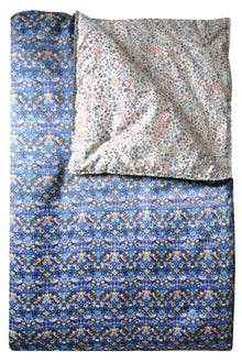  Reversible Heirloom Quilt Made With Liberty Fabric STRAWBERRY THIEF & DONNA LEIGH