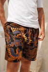 Men's Batik Cotton Shorts