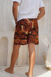 Men's Batik Cotton Shorts