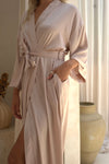 Long Satin Bridal Robes