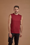 Men's Training Vest - Burgundy