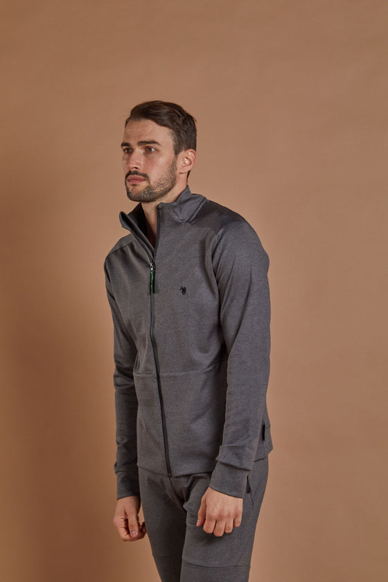 Men's Performance Jacket Full Zip - Grey