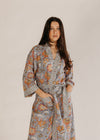 Aarti Block Printed Cotton Robe Woven Riches