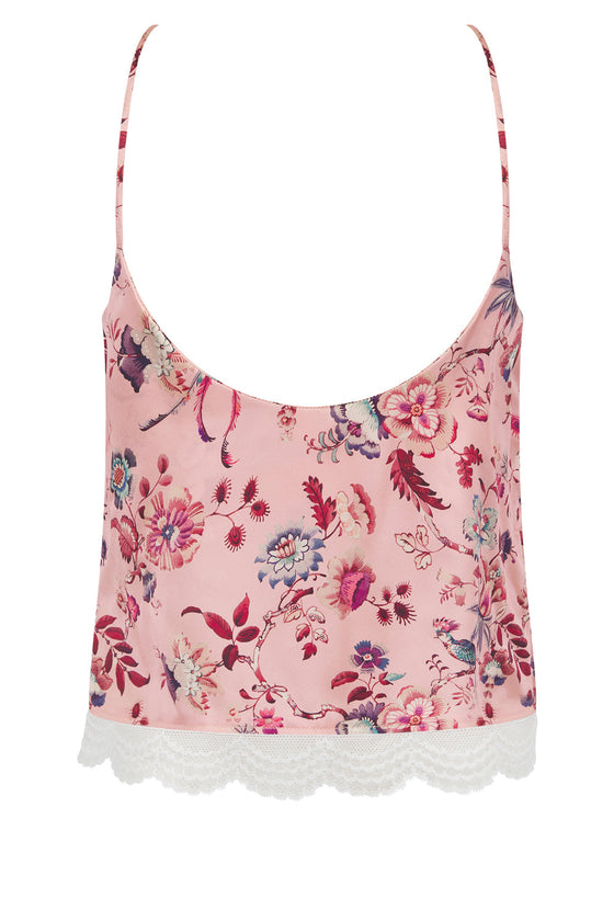 Women's Silk Camisole Top Made With Liberty Fabric JANNAH