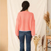 Katrina Cable v Neck Jumper - Coral Cara & The Sky