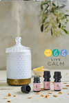 Aroma Diffuser With Our Live Calm Oil Set bcalm