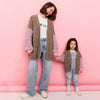 Madison Mini Me Oversized Balloon Sleeve Kids Cardigan Cara & The Sky