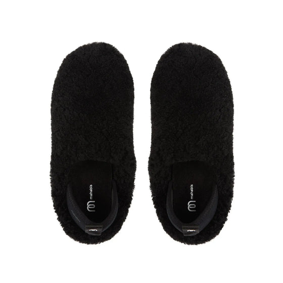 mahabis meribel in black shearling Mahabis