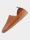 mahabis morzine in cognac leather