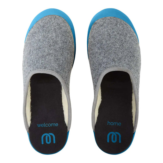 mahabis mule in larvik light grey x gozo blue Mahabis