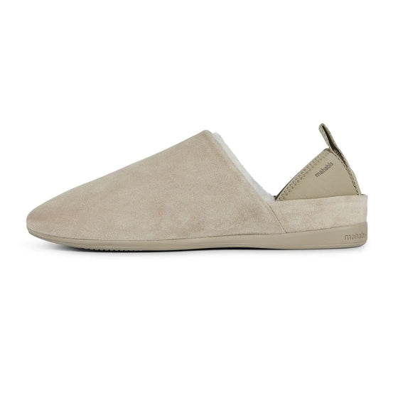 mahabis verbier in beige suede Mahabis