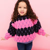 Marissa Adult and Mini Me Stripe Bubble Stitch Matching Jumpers Cara & The Sky