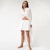 White Heavy Linen Shorts Perfect Days - Myza