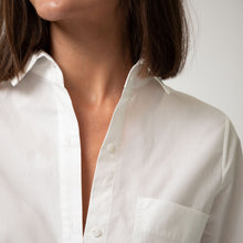  White InStyle Cotton Poplin Shirt - Myza