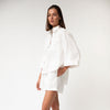 White Heavy Linen Shirt Perfect Days - Myza