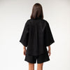 Black Heavy Linen Shirt Perfect Days - Myza