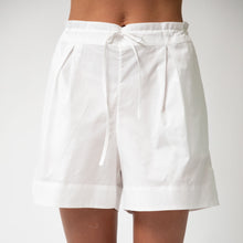  White InStyle Cotton Poplin Shorts - Myza