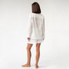 White InStyle Cotton Poplin Shorts - Myza