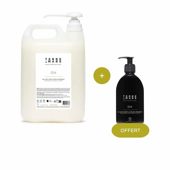 Irreverence Hair and Body Cleanser Refill and Complimentary Bottle