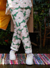 Organic Cotton & Linen Green Clouds Trousers