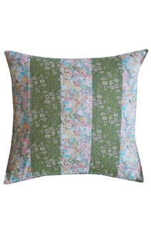  Patchwork Cushion Made With Liberty Fabric HOLLYHOCKS & CAPEL