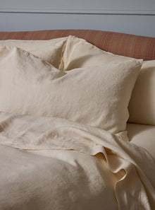  Pearl Linen Pillowcases (Pair)