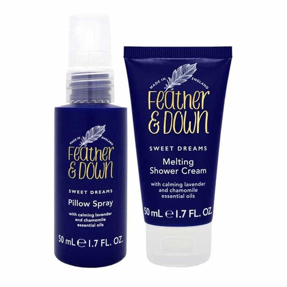 Pillow Spray & Shower Cream Travel Set Feather & Down