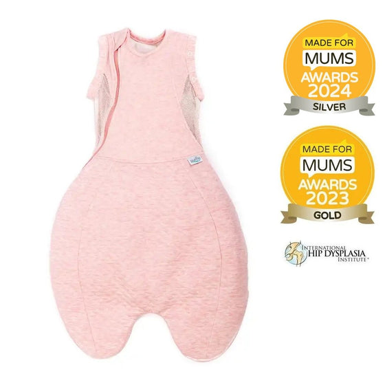 2.5 Tog Swaddle to Sleep Bag - Shell Pink