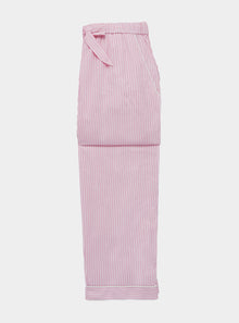  Pink & White Stripe Women's Organic Cotton Pyjama Trouser