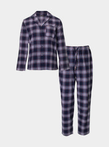  Plaid Pyjama Set in Midnight